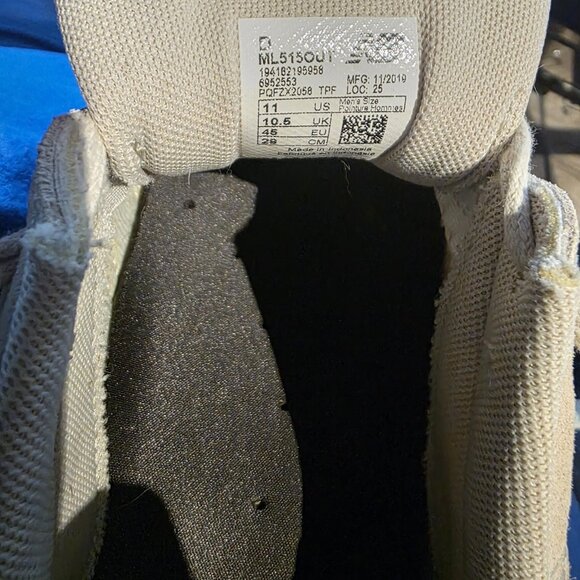 New Balance 515 Mens Size 11 Cream White Athletic Running Walking Shoes Sneakers - Picture 9 of 9